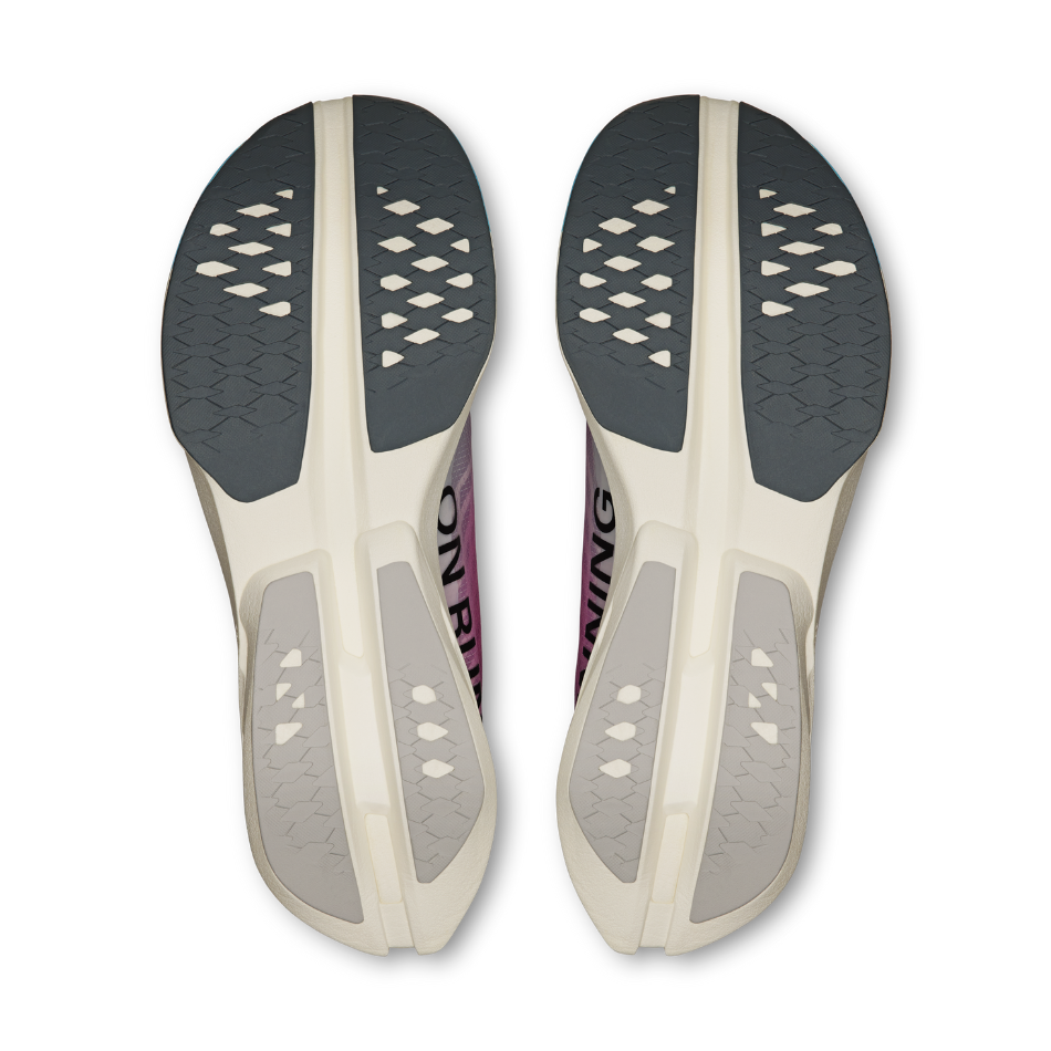 On Men's Cloudboom Strike Running Shoes in White/Horizon AW25