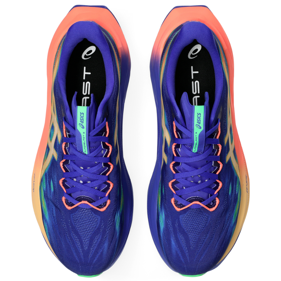 ASICS Unisex SUPERBLAST 3 Running Shoes in Cobalt Burst/Light Orange SS26