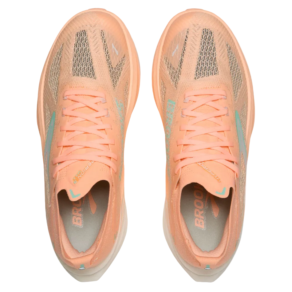Brooks Women's Hyperion Max 3 Running Shoes in Coral/Yucca/Coconut SS26