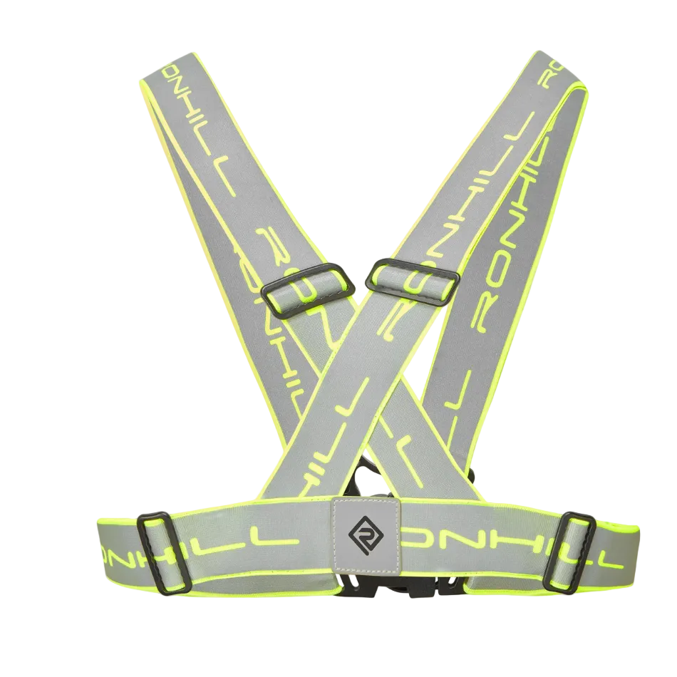 Ronhill Unisex Reflect Belt in Reflect/Fluo Zest SS26