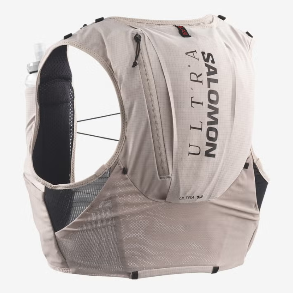 Salomon Unisex S/LAB Ultra 12 Running Vest in Goat/Black SS26