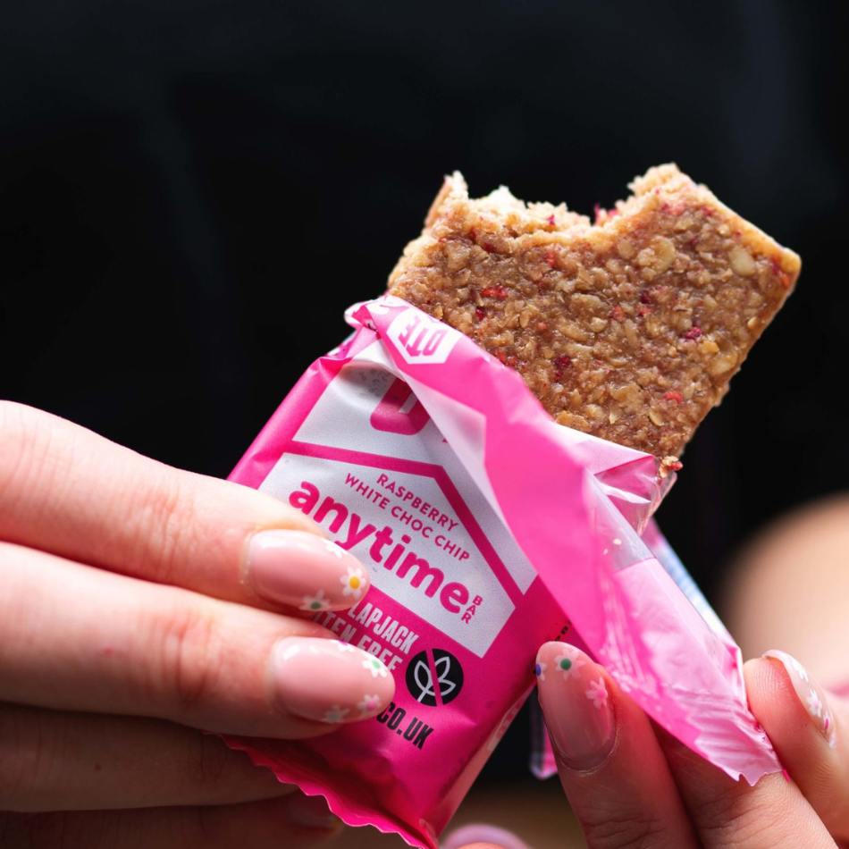 OTE Raspberry and White Chocolate Anytime Bar