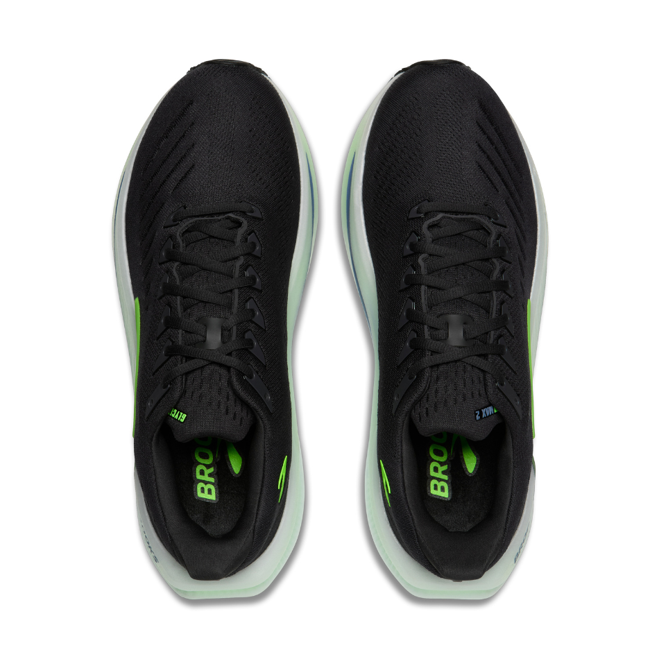 Brooks Men's Glycerin Max 2 Running Shoes in Phantom/White/Green Gecko SS26