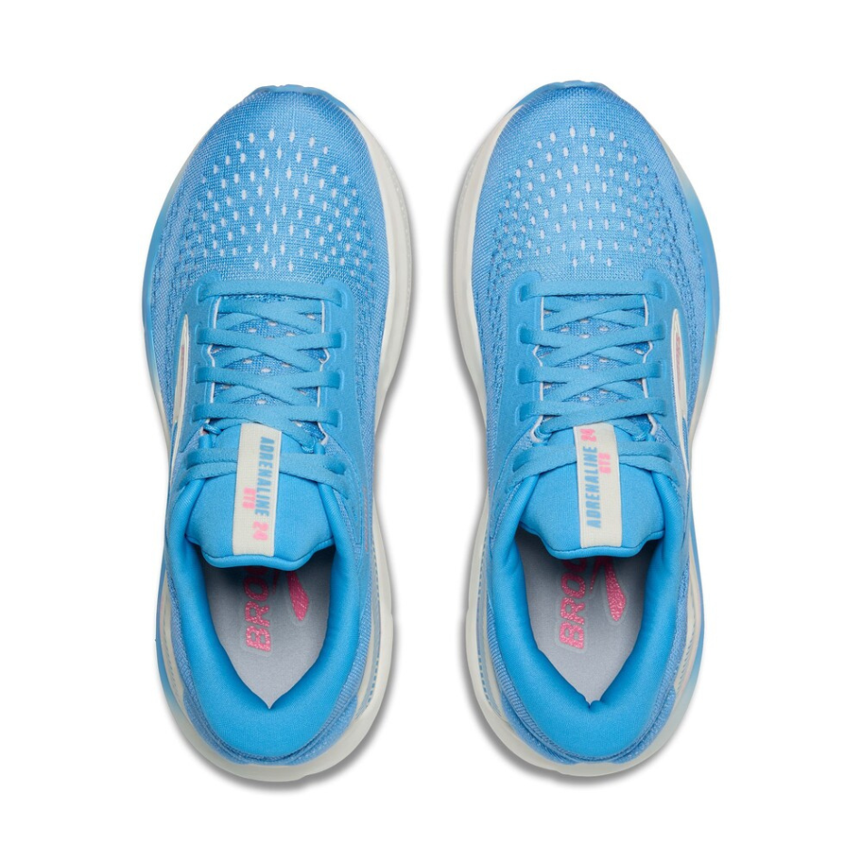 Brooks Women's Adrenaline GTS 24 Running Shoes in Bonnie Blue/Grey/Pink AW25