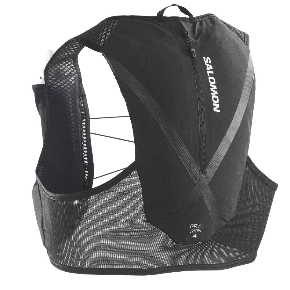 Salomon Unisex GRVL Skin 4 Running Vest in Black SS26