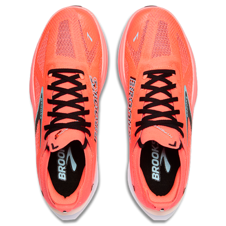 Brooks Men's Hyperion Max 3 Running Shoes in Fiery Coral/Black/Atomizer AW25