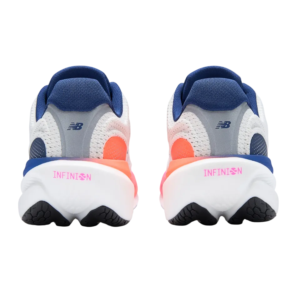 New Balance Women's 1080 v15 Running Shoes in Sea Salt/Glint Blue/Silver Metallic/Fairweather Blue SS26