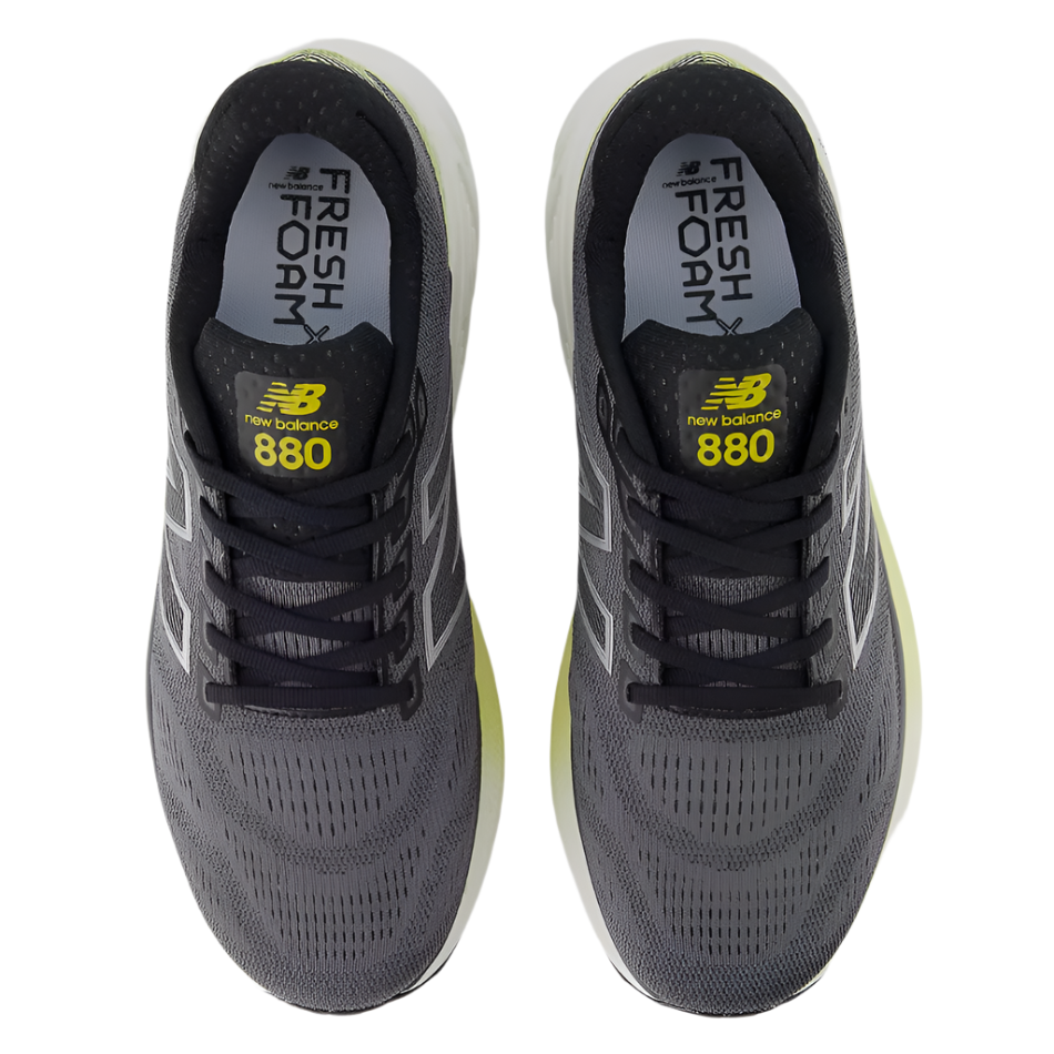 New Balance Men's 880 V15 Running Shoes in Black/Winter Grass/Castlerock AW25