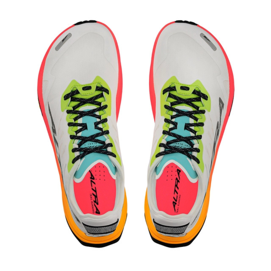 Altra Men's Mont Blanc Carbon Trail Running Shoes in White/Orange AW25