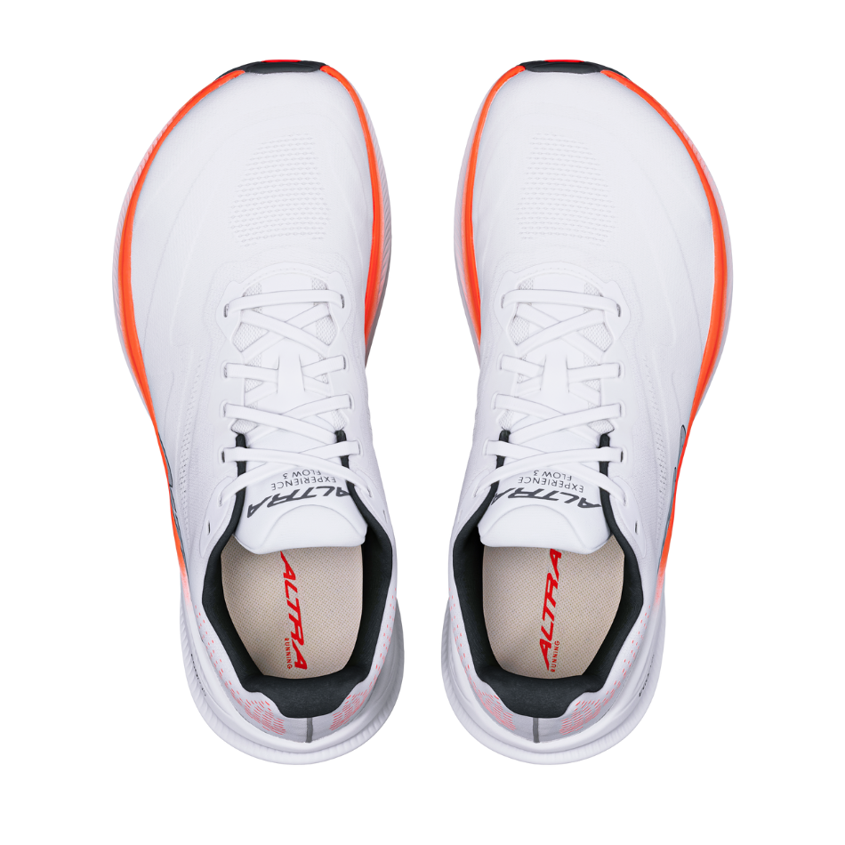 Altra Men's Experience Flow 3 Running Shoes in White/Coral SS26