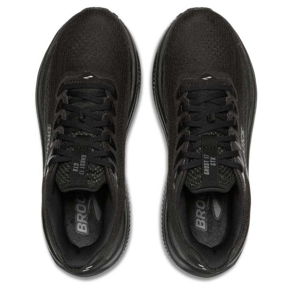 Brooks Men's Ghost 17 GTX Running Shoes in Black/Black/Ebony AW25