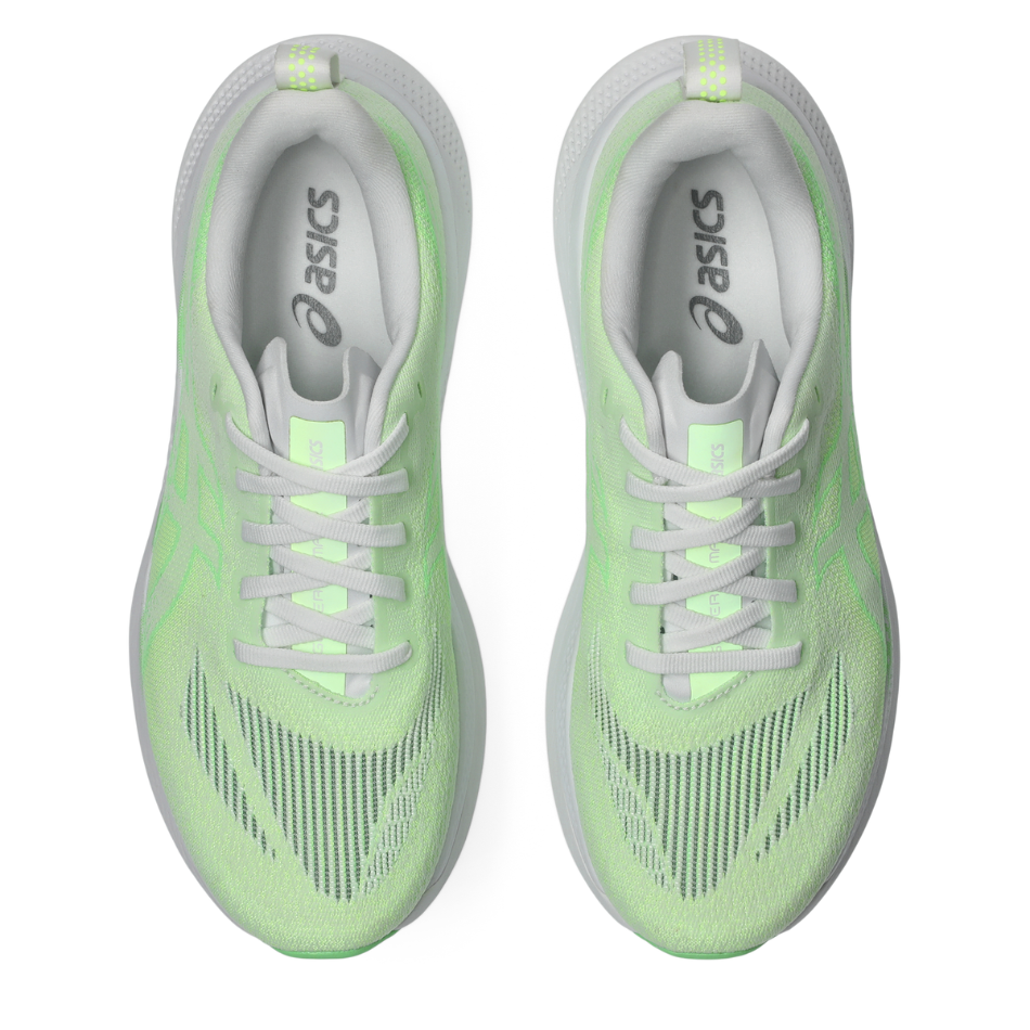 ASICS Women's GLIDERIDE MAX 2 Running Shoes in White/Vital Green SS26