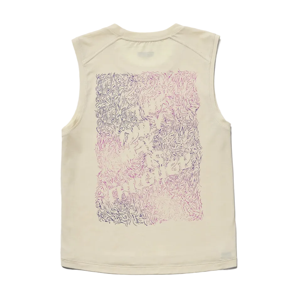 Janji Women's Circa Daily Muscle Tank in Lightrider Thru Moonglow SS26