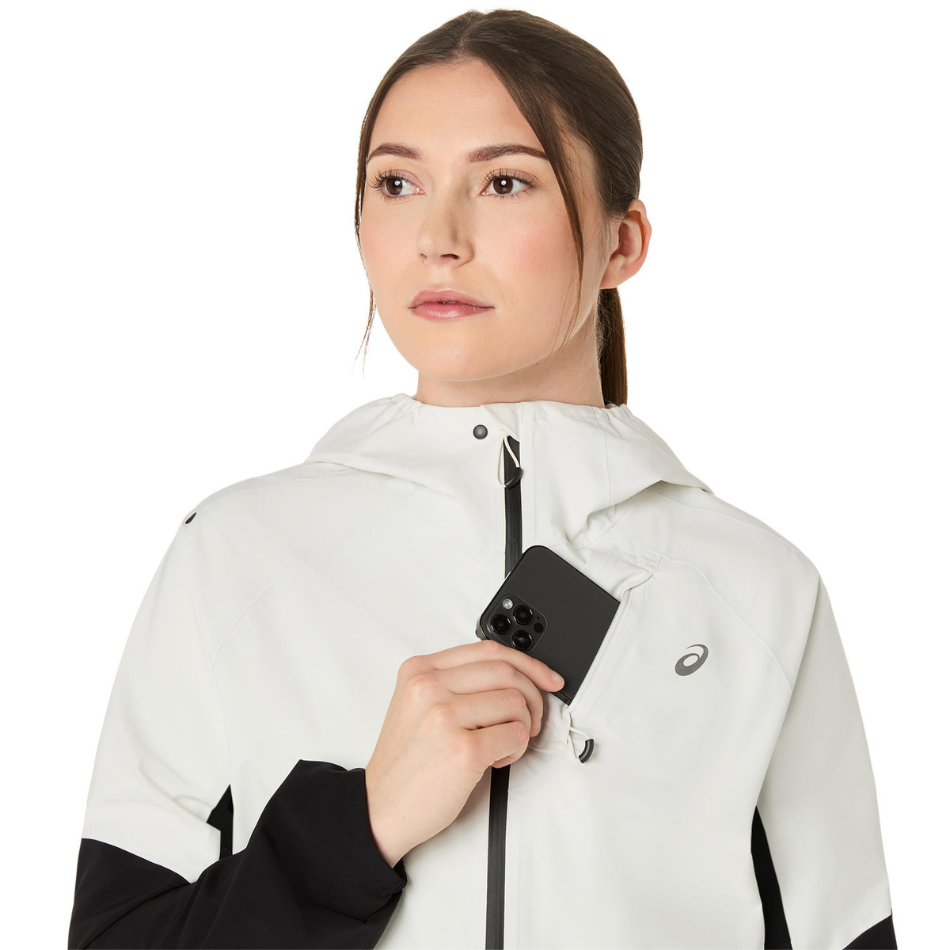 ASICS Women's METARUN LEGEND JACKET in Performance Black/Cream SS26