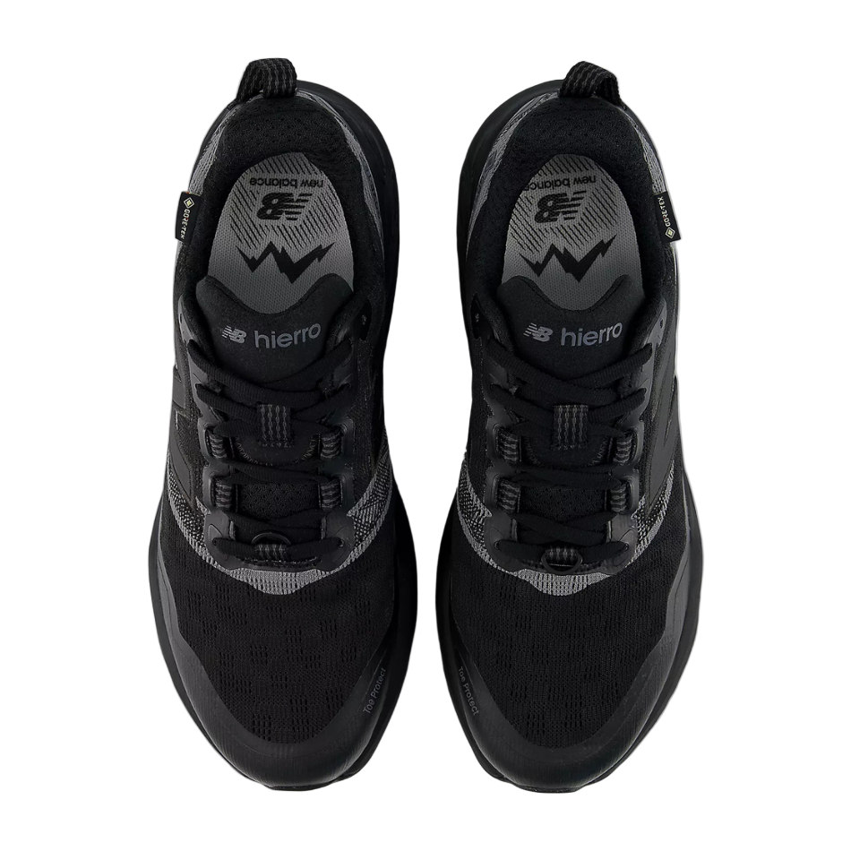 New Balance Men's Hierro V9 GORE-TEX® Trail Shoes in Black/Faded Black/Castlerock AW25