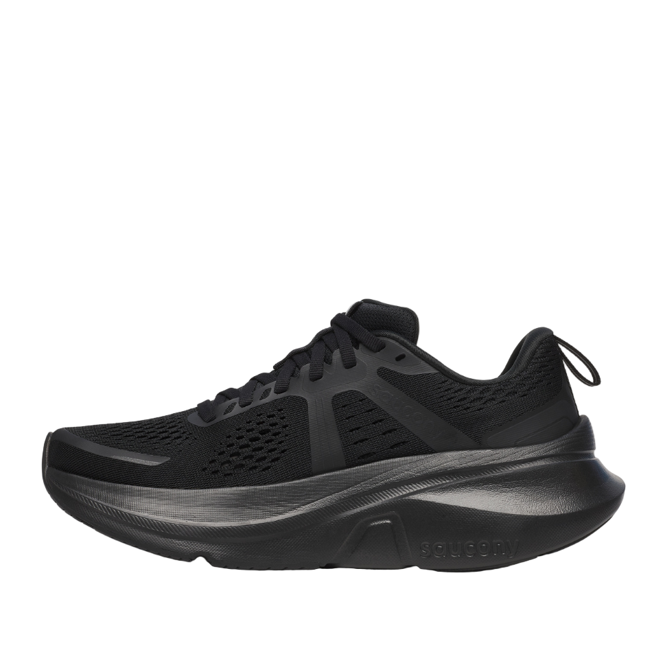 Saucony Women's Guide 18 Running Shoes in Triple Black