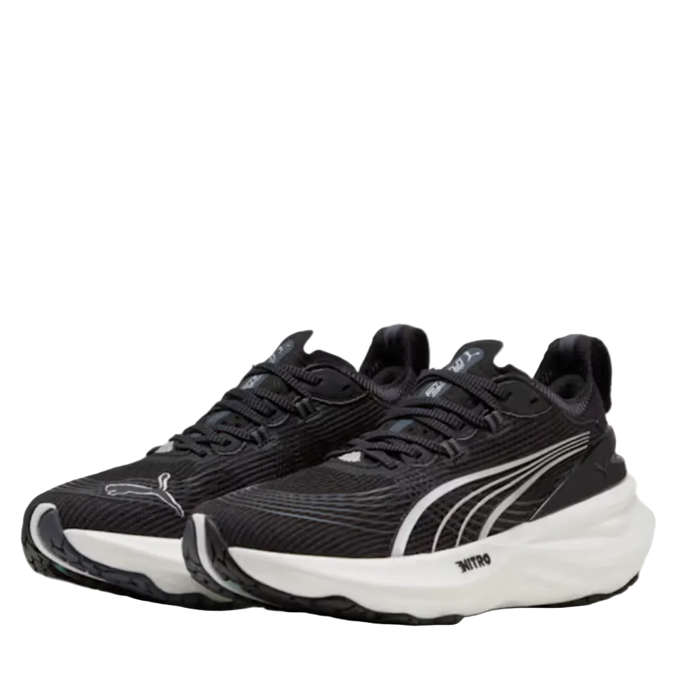 PUMA Women's ForeverRun NITRO 2 Running Shoes in PUMA Black/PUMA White SS26