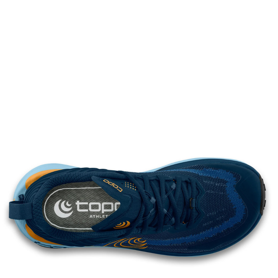 Topo Men's Vista Running Shoes in Navy/Orange SS26