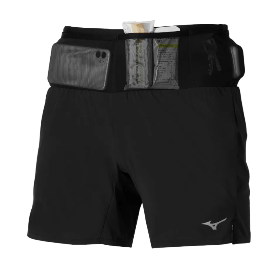 Mizuno Men's Multi Pocket 5 Inches Shorts in Black SS26