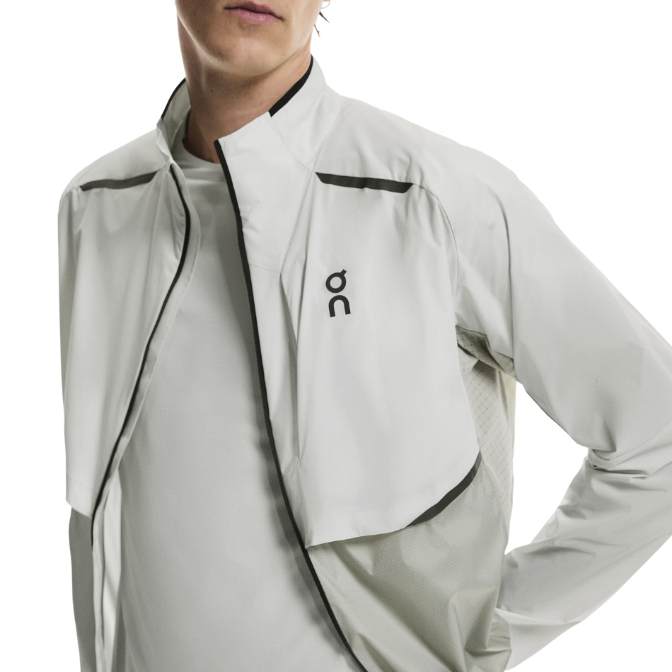 On Men's Weather Jacket in Ice/Tin SS26