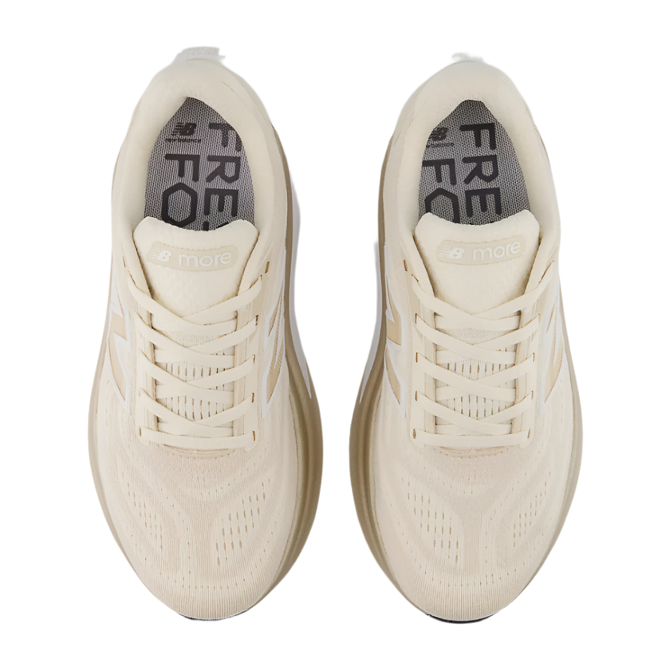 New Balance Women's Fresh Foam X More v6 Running Shoes in Permafrost/Bisque/NB White 103 AW25