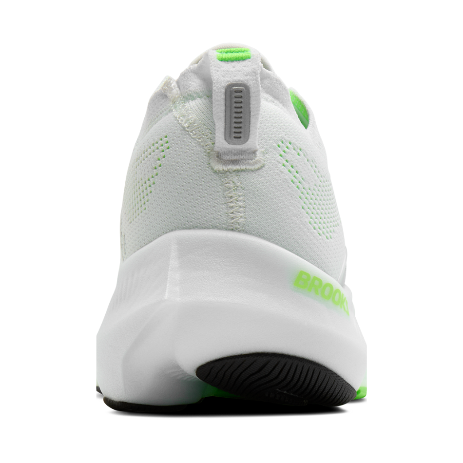 Brooks Men's Glycerin Flex Running Shoes in White/Green Gecko/Phantom SS26