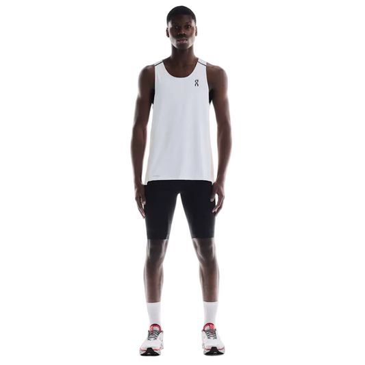 On Men's Performance Tank in White/Silver SS26