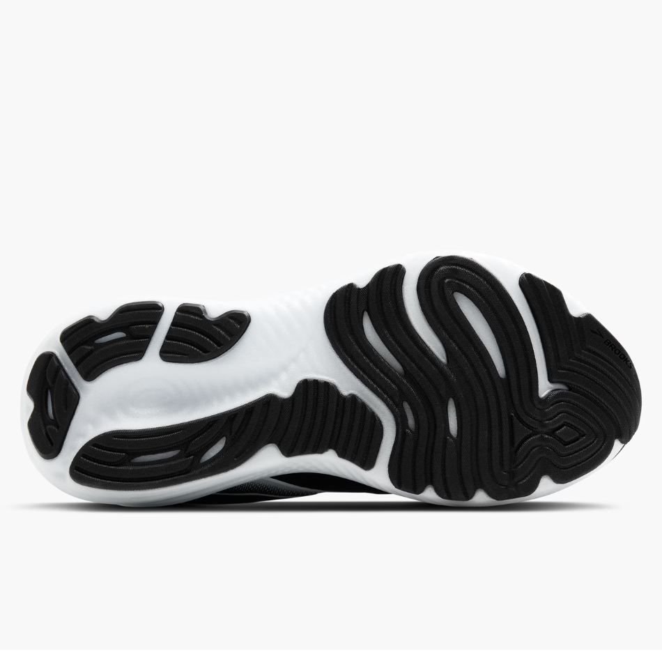 Brooks Men's Glycerin 22 Running Shoes in Black/Grey/White AW25