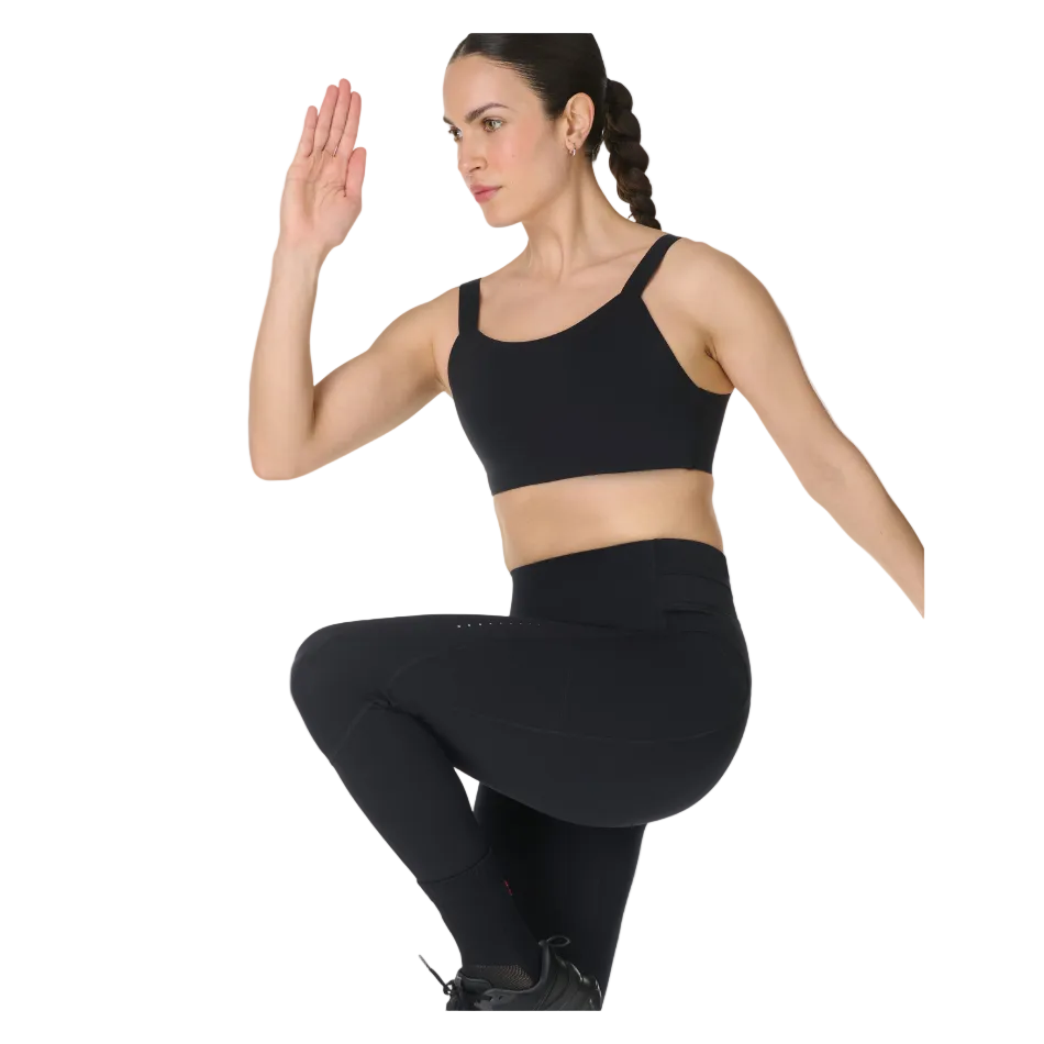 Sweaty Betty Runner's High Sports Bra in Black SS26
