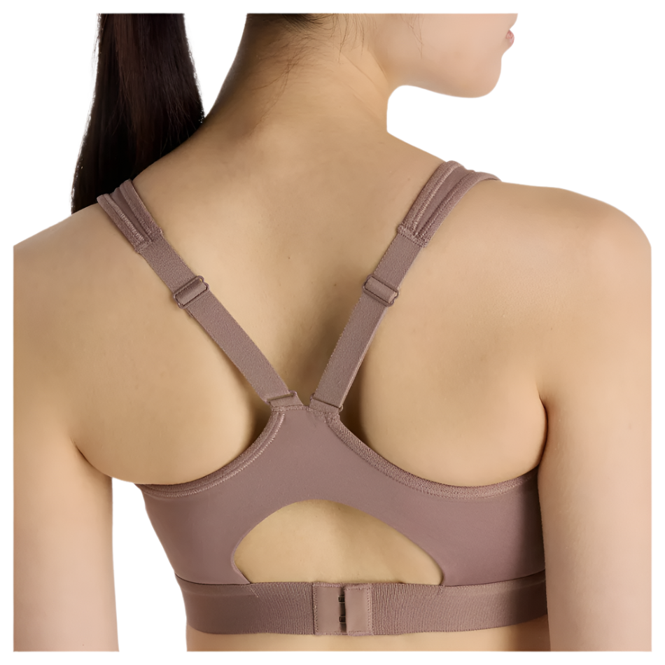 New Balance Women's Essential Run Bra in Earth Shadow AW25