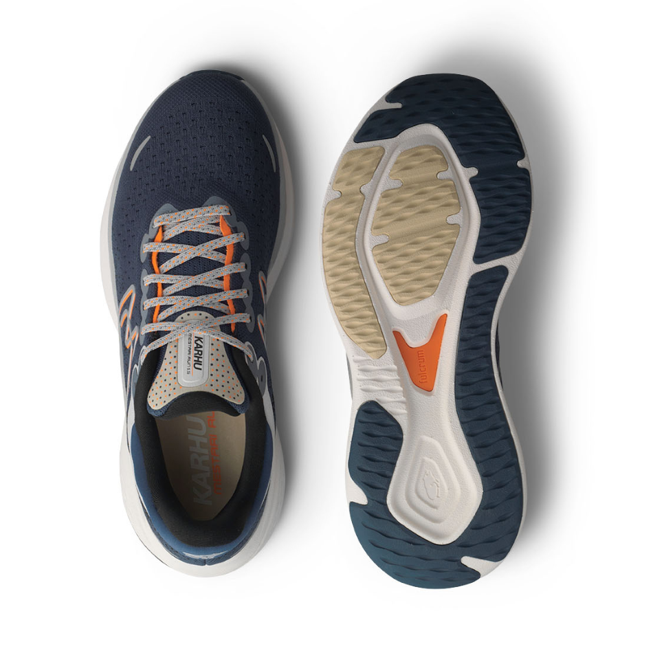 Karhu Men's Mestari Run 1.5 Running Shoes in Titan/Shocking Orange AW25