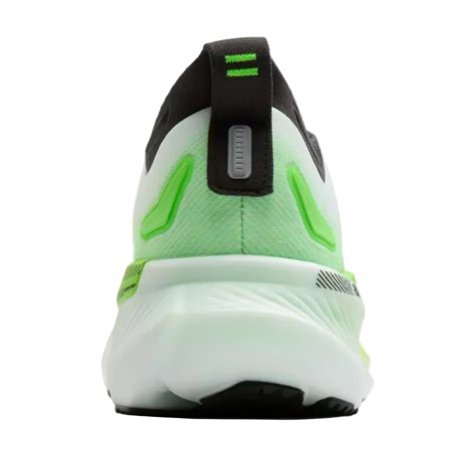 Brooks Men's Glycerin GTS 23 Running Shoes in White/Phantom/Green Gecko SS26