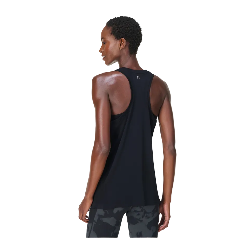 Sweaty Betty Athlete Featherweight Loose Seamless Tank in Black SS26