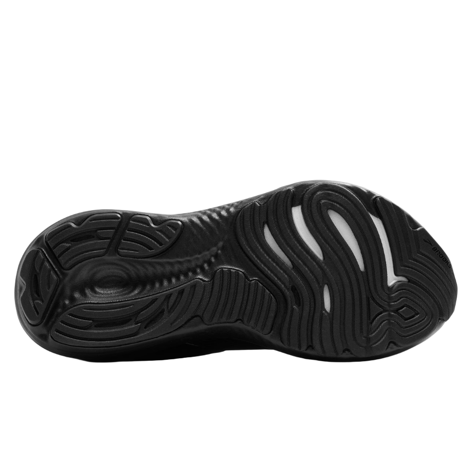 Brooks Men's Glycerin 22 Wide Fitting 2E Running Shoes in Black/Black/Ebony AW25