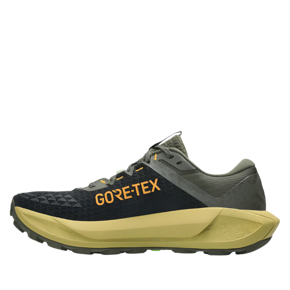 ASICS Men's GEL-TRABUCO 13 GTX Trail Running Shoes in Black/Whisper Green AW25