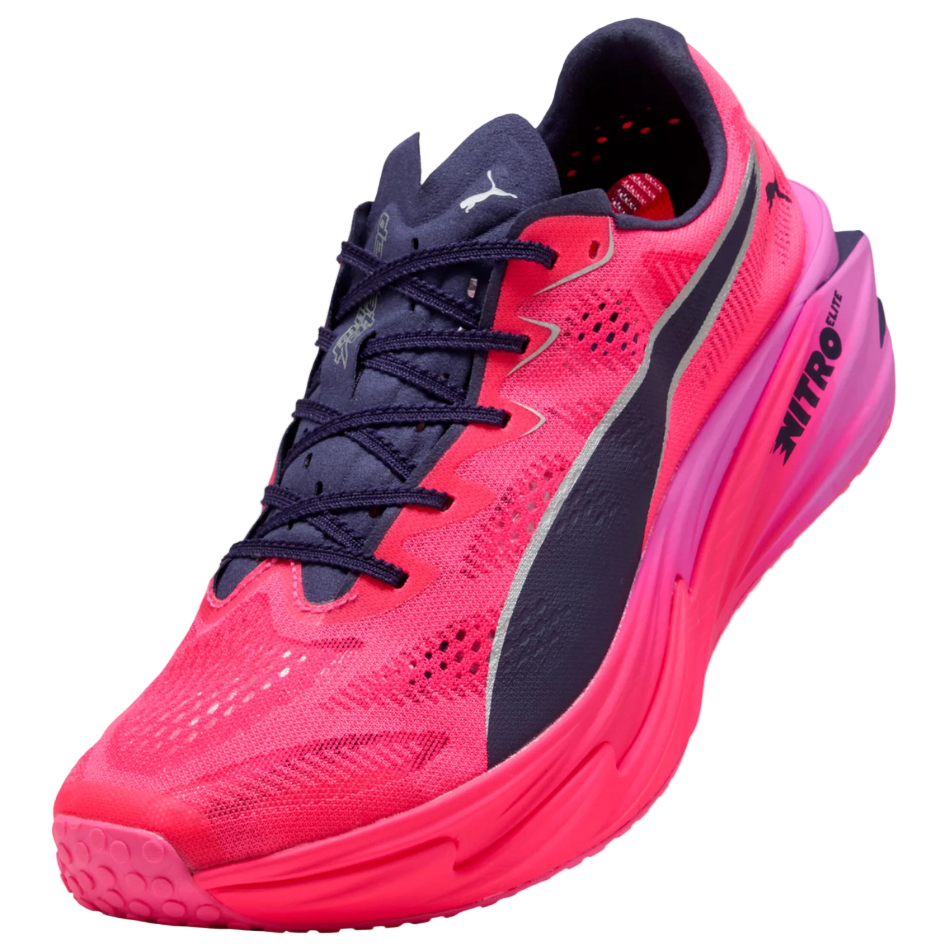 PUMA Women's Deviate NITRO Elite 4 HYROX Running Shoes in Pure Pink-Electric/Orchid-Deep Plum SS26