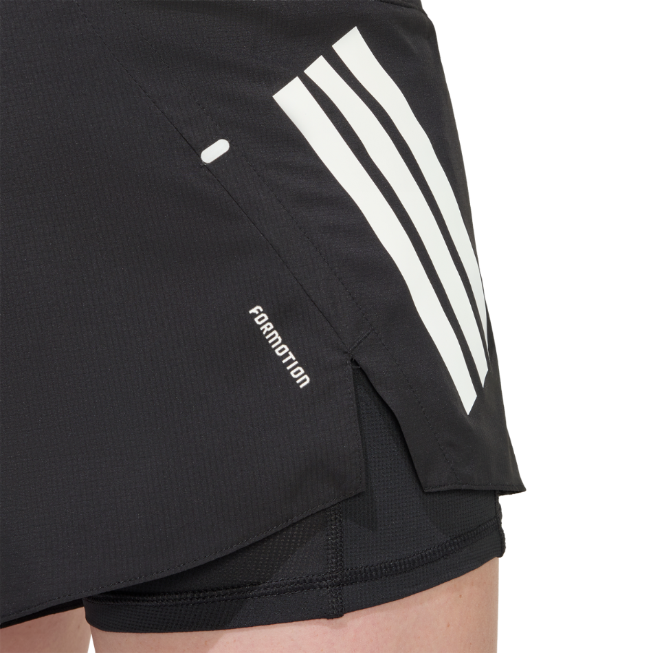 adidas Women's Adi 365 Formotion 2 in 1 Shorts in Black SS26