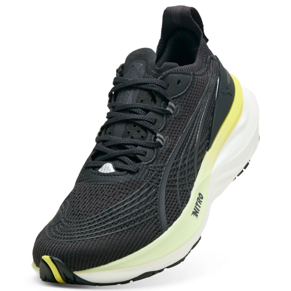 PUMA Men's ForeverRun NITRO 2 Running Shoes in PUMA Black/Apple Spritz SS26