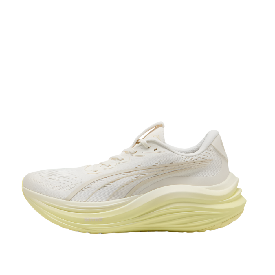 PUMA Men's MagMax NITRO Running Shoes in Warm White/Gold Moon AW25