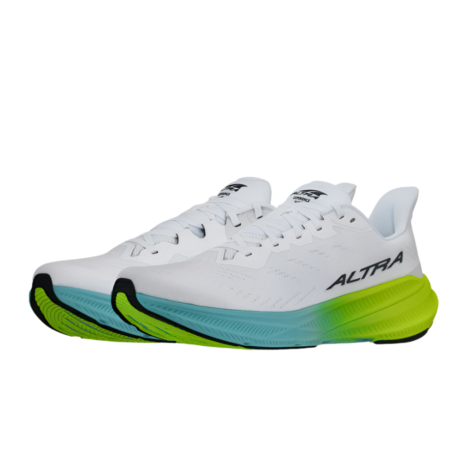 Altra Men's Experience Flow 2 Running Shoes in White/Lime AW25