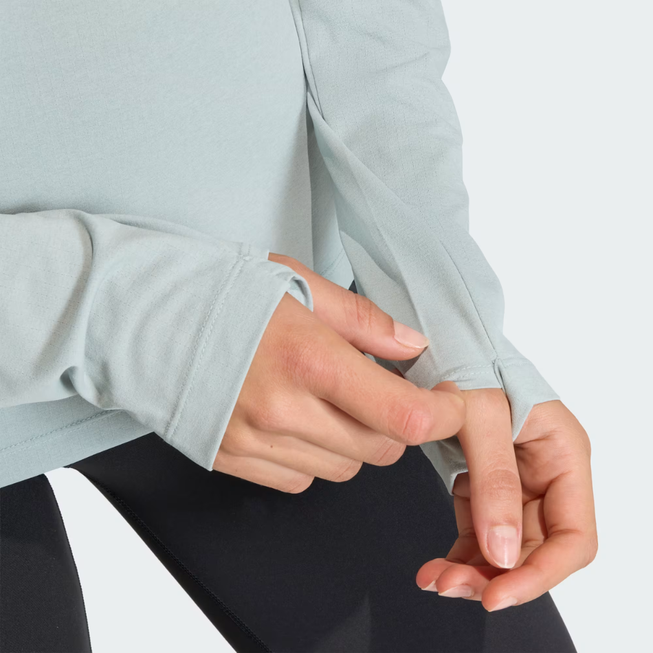 adidas Women's Adi 365 Climacool Long Sleeve Shirt in Wonder Sage SS26