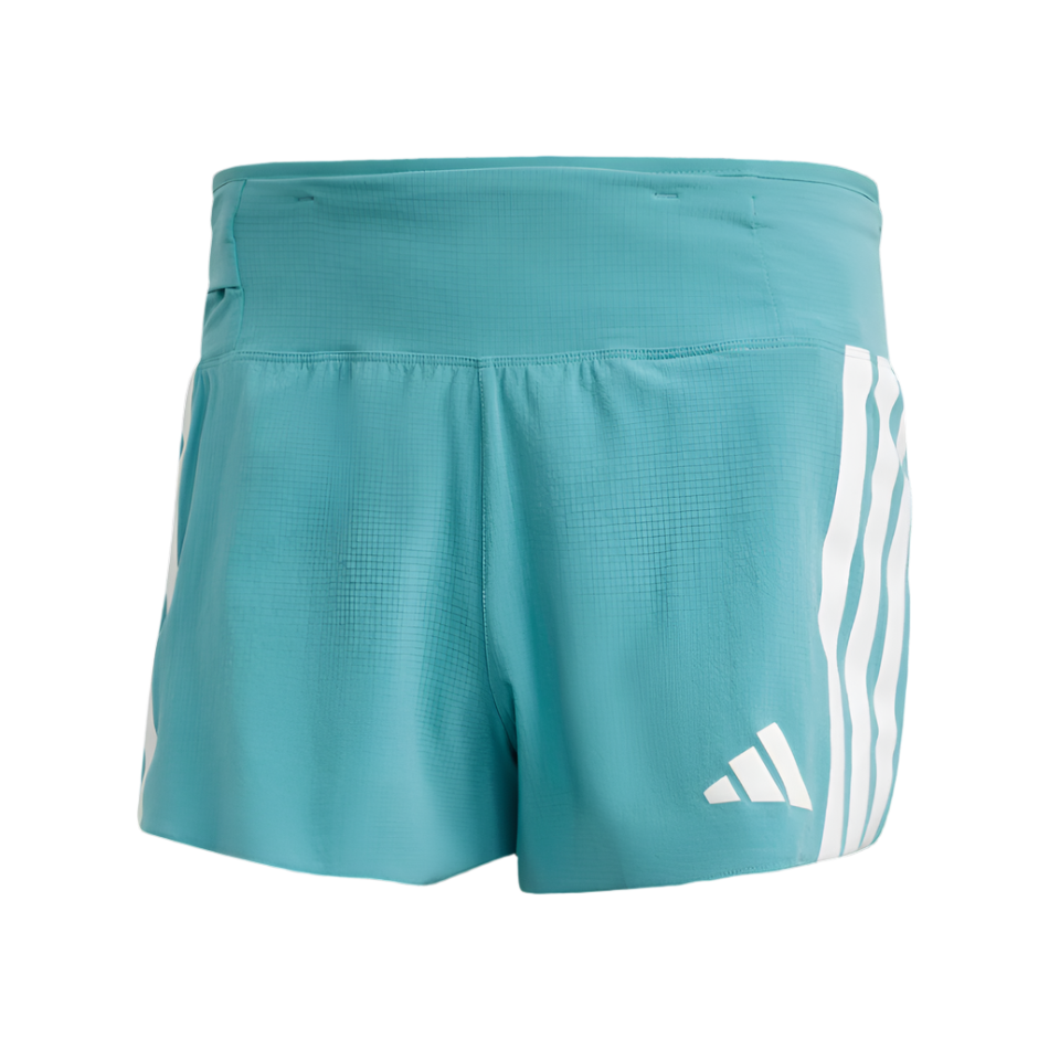 adidas Men's Adizero Running Gel Pocket Shorts in Tuquoise/Powder Teal AW25