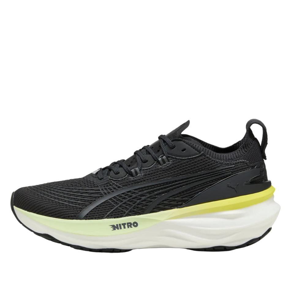 PUMA Men's ForeverRun NITRO 2 Running Shoes in PUMA Black/Apple Spritz SS26