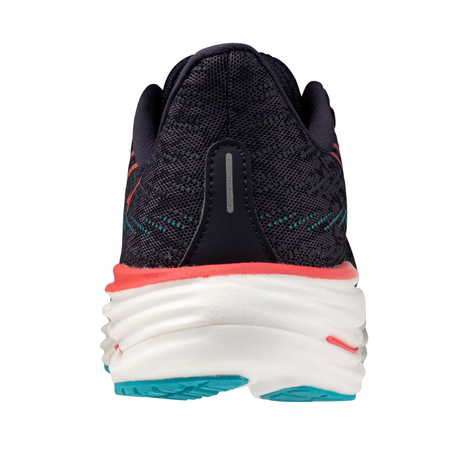 Mizuno Men's Wave Rider 29 Running Shoes in Odyssey Gray/Capri Breeze/Calypso Coral AW25