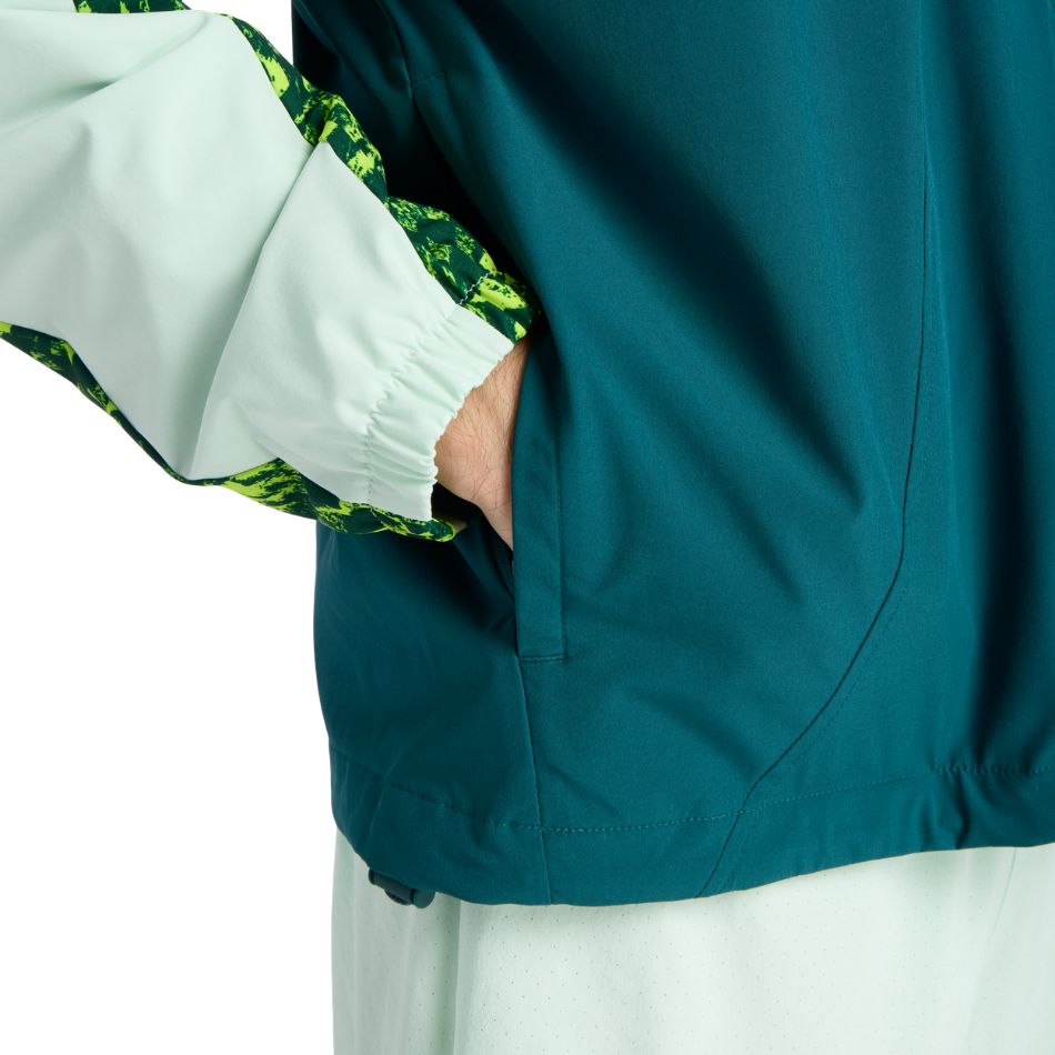 New Balance Men's London Edition Marathon Jacket in Medusa Green SS26