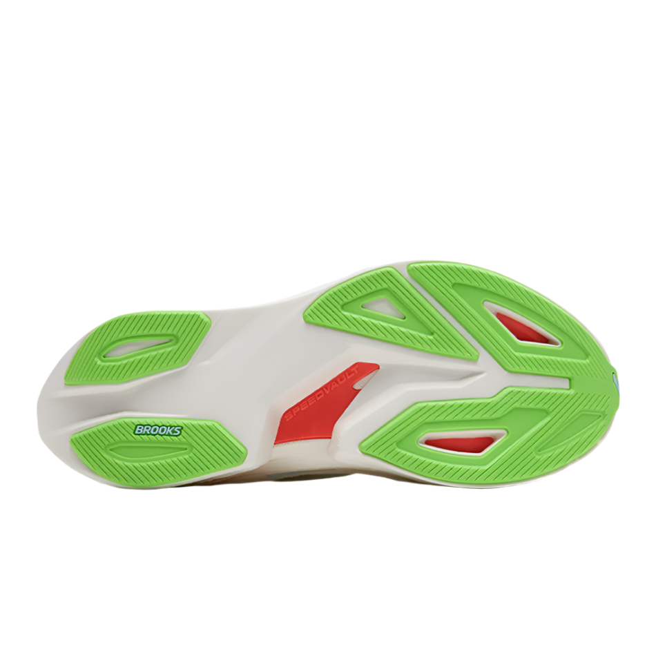 Brooks Women's Hyperion Max 3 Running Shoes in Coconut/Green Gecko/Pink Clay AW25