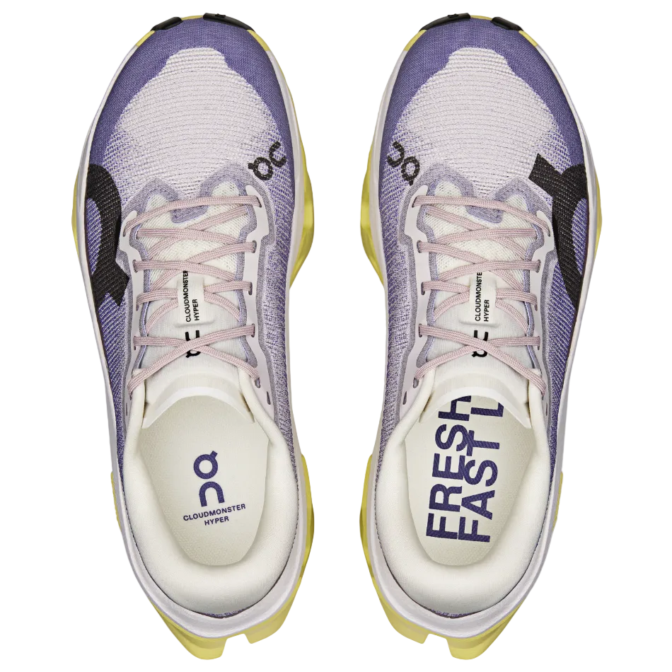 On Men's Cloudmonster 3 Hyper Running Shoes in Lily/Limelight SS26