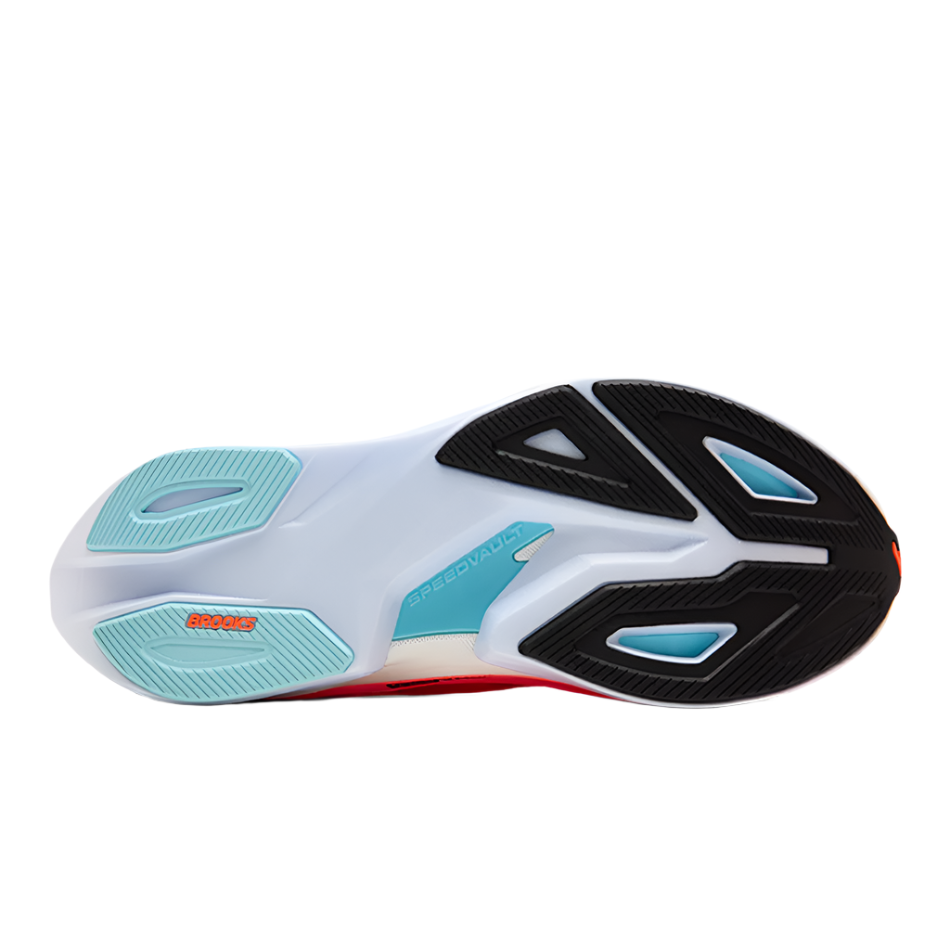 Brooks Men's Hyperion Max 3 Running Shoes in Fiery Coral/Black/Atomizer AW25