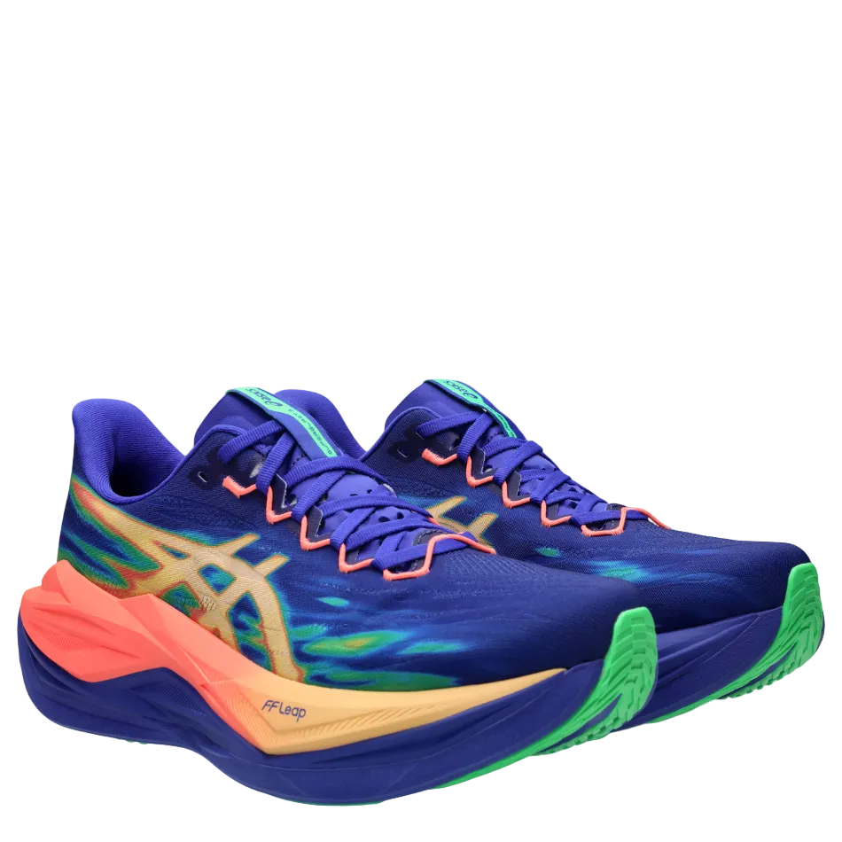 ASICS Unisex SUPERBLAST 3 Running Shoes in Cobalt Burst/Light Orange SS26