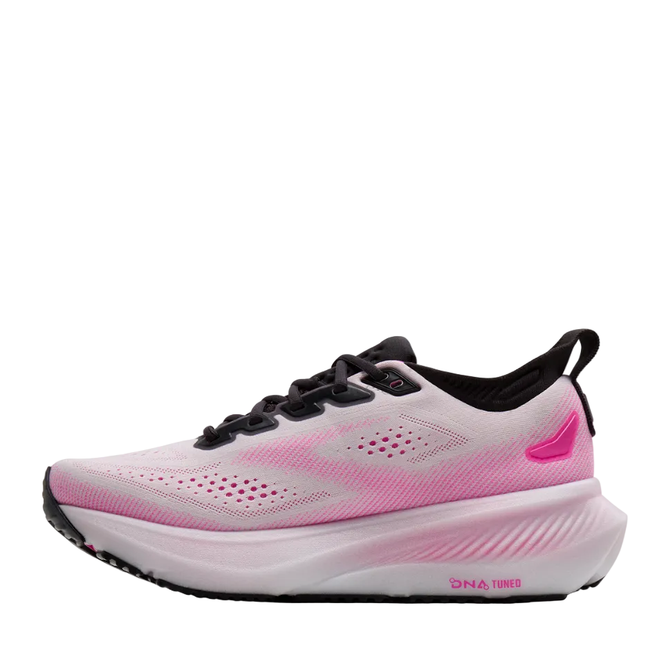 Brooks Women's Glycerin 23 Running Shoes in White/Phantom/Cyber Pink SS26